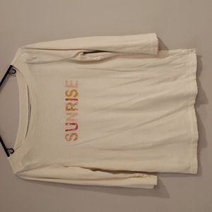 3/4 length sleeve tee